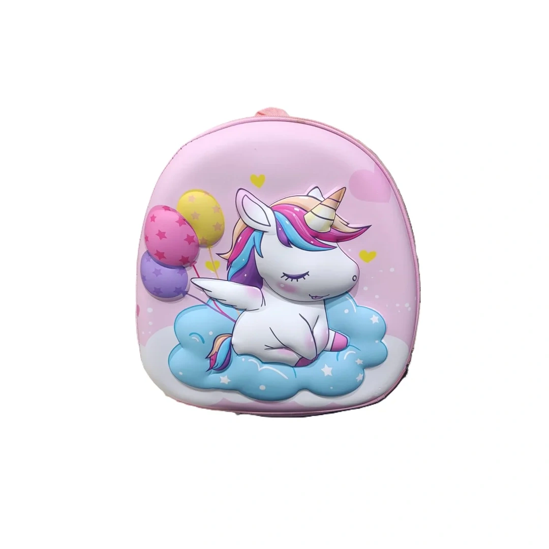 Cute 3D Unicorn Mini School Bag - Pink Kids Backpack